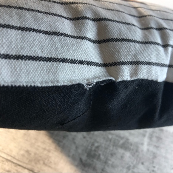 Target Halloween Square Striped Jack O' Lantern Throw Pillow New 14x14" - Picture 5 of 15